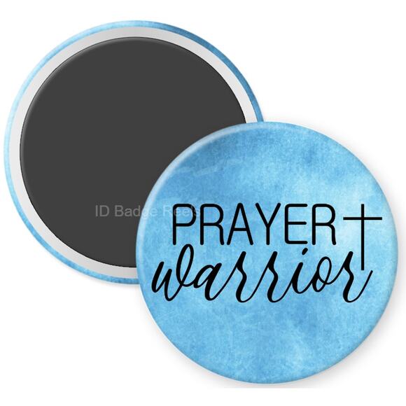 Prayer Warrior 2.25" Home Kitchen Magnet * Christian * Religious * 3/$12 - Picture 1 of 3